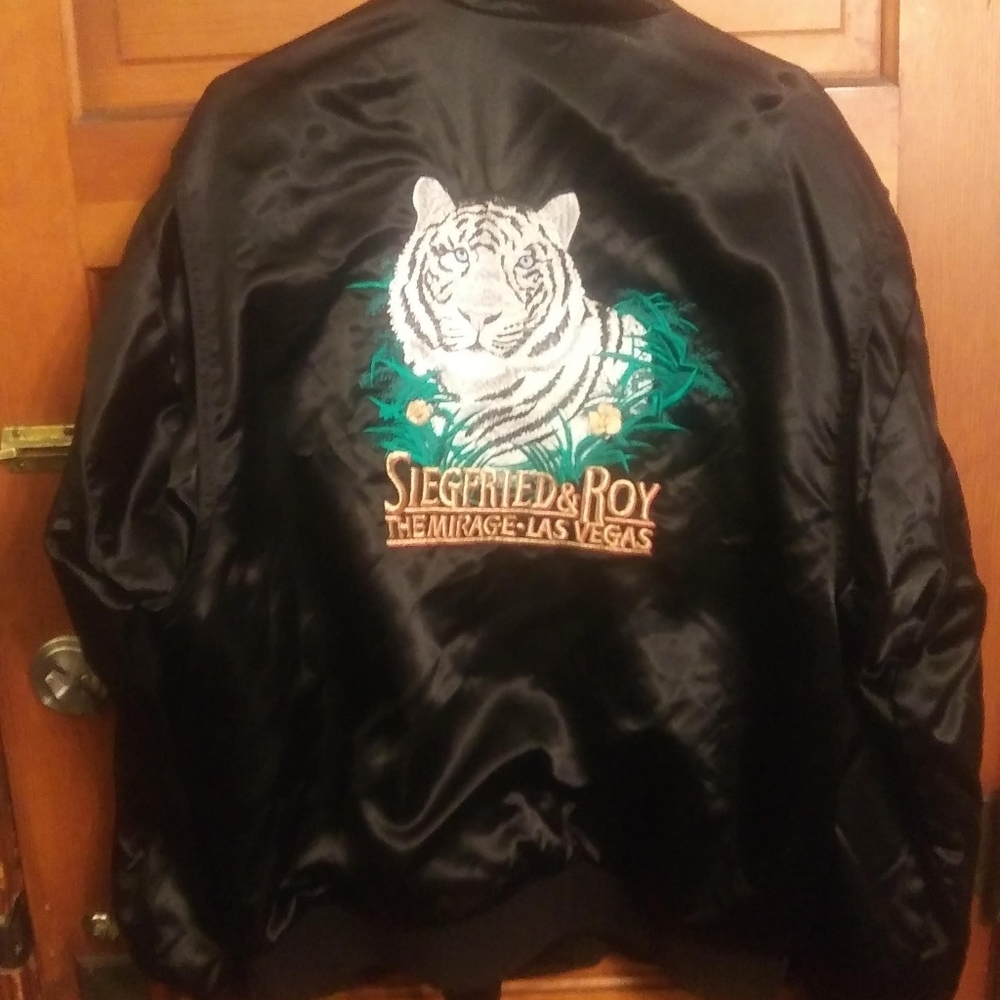Rare Vintage Siegfried and Roy reversible bomber